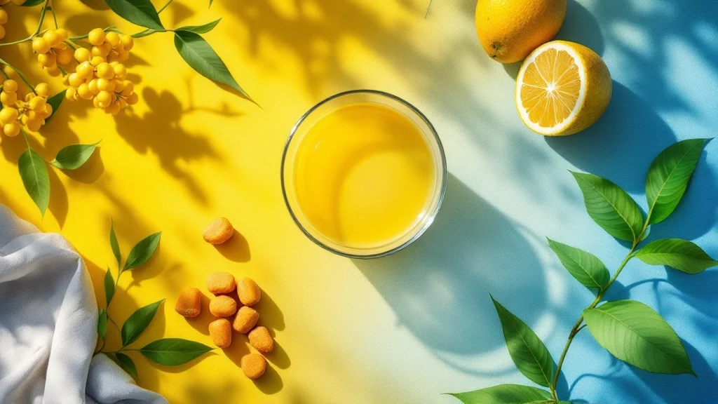 Beneficios naturales de té matcha, almendras, bayas de goji, plátano para energía natural durante el día