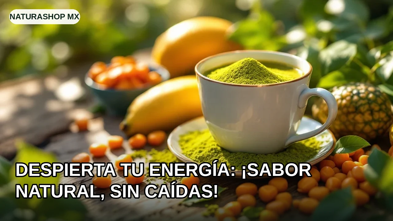 Despierta tu energía: ¡sabor natural, sin caídas! — apoyo natural con té matcha, almendras, bayas de goji, plátano para energía natural durante el día