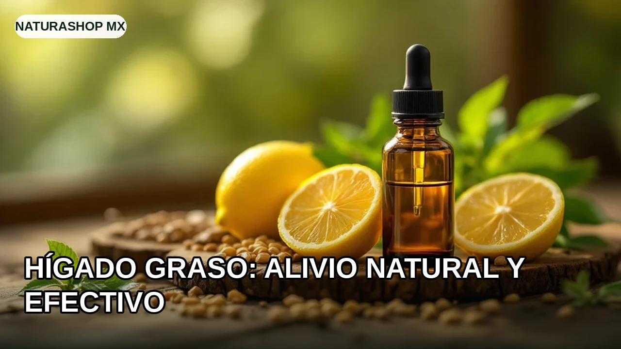 Hígado Graso: Alivio Natural y Efectivo — apoyo natural con Cardo mariano, Alcachofa, Limón, Ajo para hígado graso remedios naturales