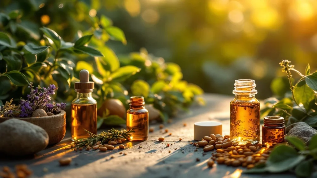 Apoyo natural con plantas y hierbas para tratamiento natural para artritis reumatoide