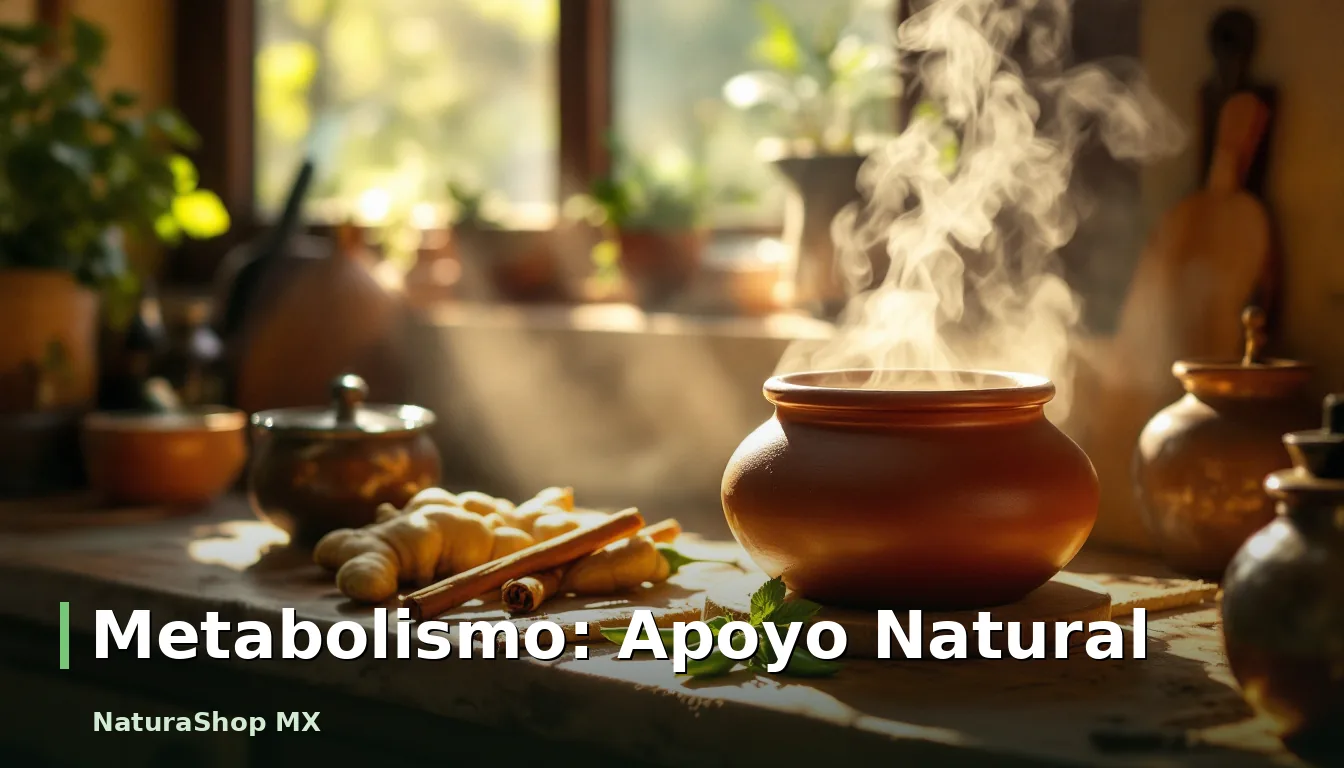 Infusión humeante en olla de barro con jengibre, canela y chiles para acelerar metabolismo lento naturalmente en México