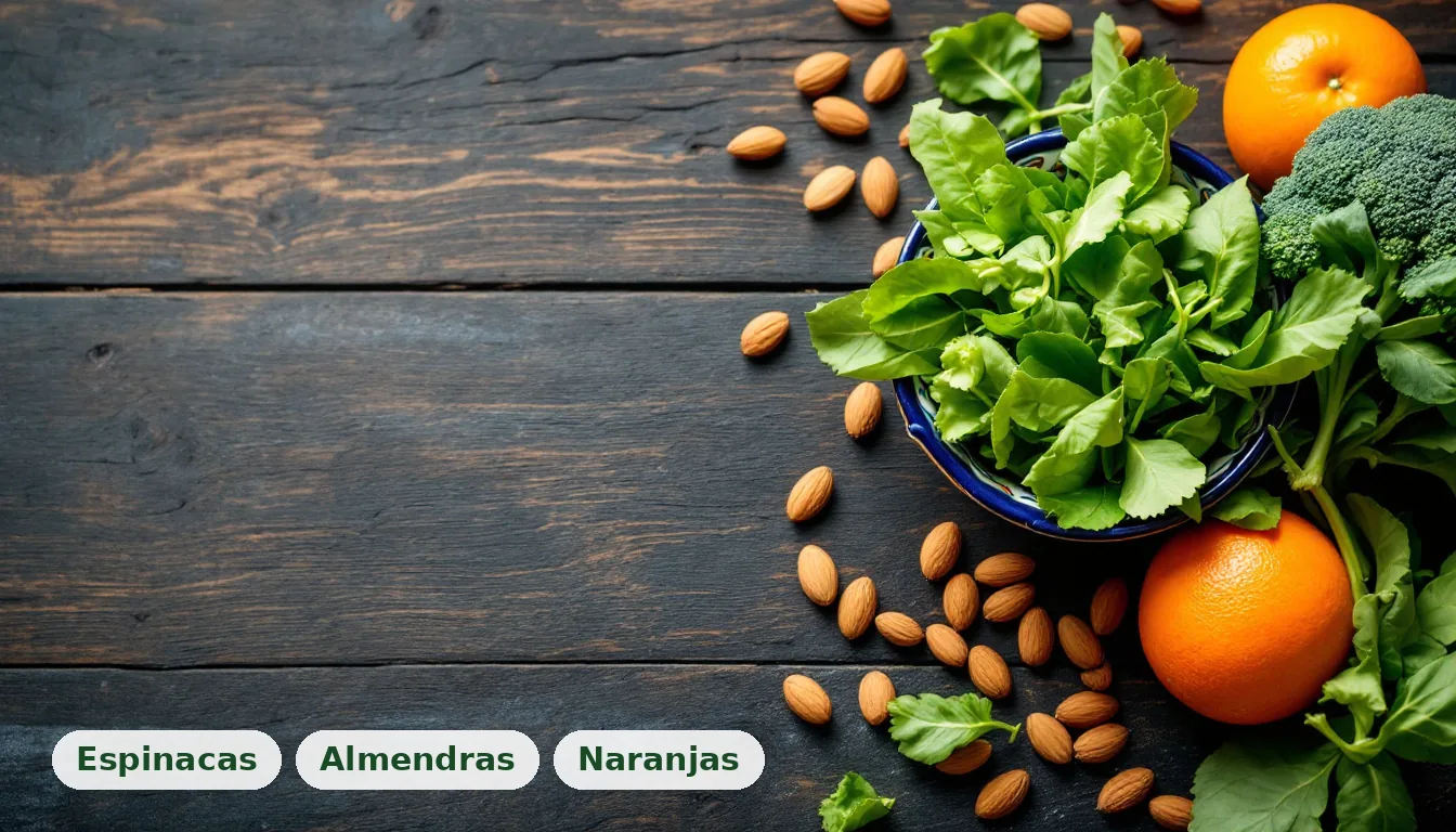 Hierbas medicinales secas y frescas en tazones de ceramica usadas como apoyo natural para prevención y tratamiento natural de la osteoporosis